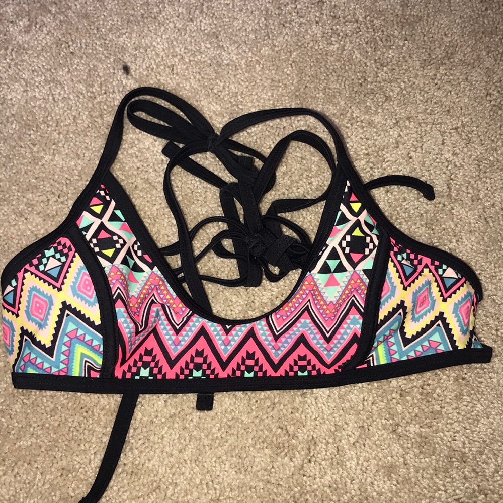 Multicolored Bikini Top